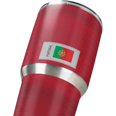 Portugal Soccer Flag Yeti 30oz Rambler Tumbler Skin