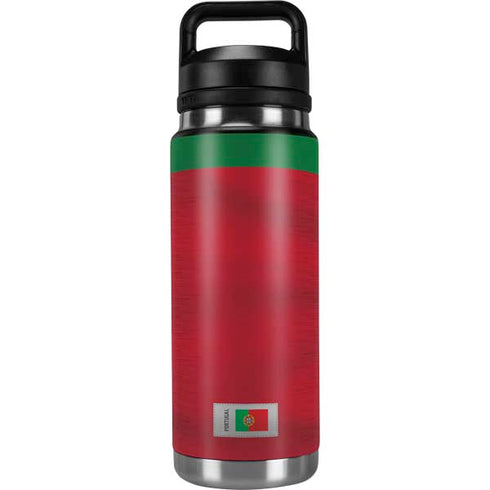 Portugal Soccer Flag YETI Rambler 26oz Bottle Skin