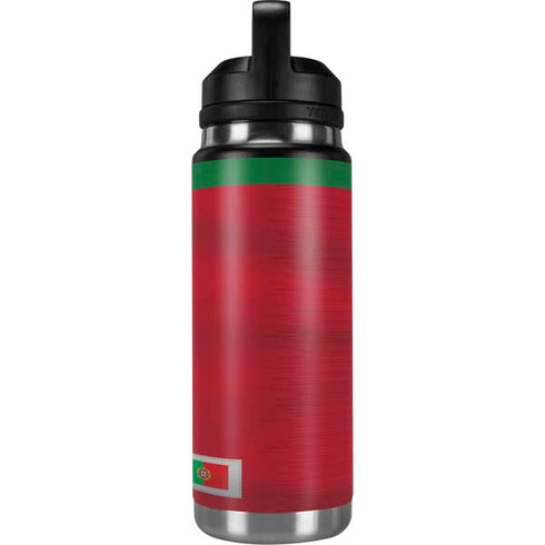 Portugal Soccer Flag YETI Rambler 26oz Bottle Skin
