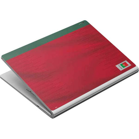 Portugal Soccer Flag Surface Book Skin