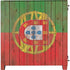 Portuguese Flag Dark Wood Corsair 4000D Tempered Glass Mid-Tower ATX Case Skin