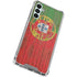 Portuguese Flag Dark Wood Galaxy A15 5G Clear Case