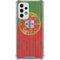 Portuguese Flag Dark Wood Galaxy A33 5G Clear Case
