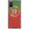 Portuguese Flag Dark Wood Galaxy A51 5G Clear Case