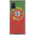 Portuguese Flag Dark Wood Galaxy A51 5G Clear Case