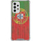 Portuguese Flag Dark Wood Galaxy A53 5G Clear Case