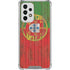 Portuguese Flag Dark Wood Galaxy A53 5G Clear Case