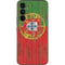 Portuguese Flag Dark Wood Galaxy A54 5G Skin