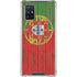 Portuguese Flag Dark Wood Galaxy A71 5G Clear Case