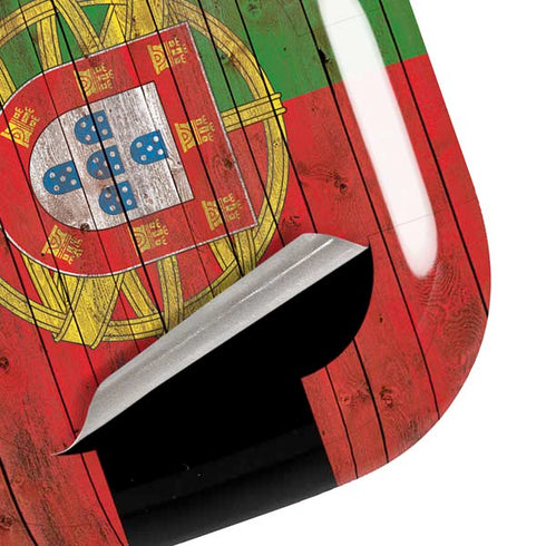 Portuguese Flag Dark Wood Galaxy Buds Live Skin