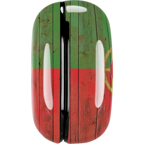 Portuguese Flag Dark Wood Galaxy Buds Pro Skin