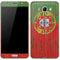 Portuguese Flag Dark Wood Galaxy J7 Skin