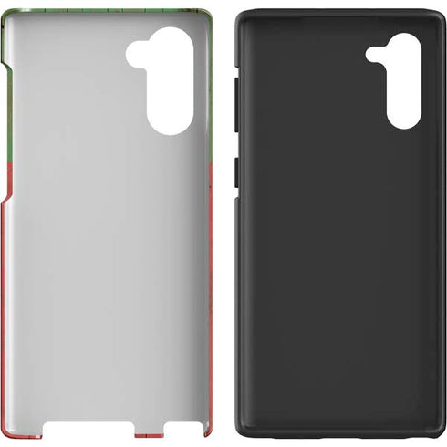 Portuguese Flag Dark Wood Galaxy Note 10 Pro Case