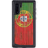 Portuguese Flag Dark Wood Galaxy Note 10 Waterproof Case