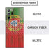 Portuguese Flag Dark Wood Galaxy Note20 Ultra 5G Skin