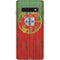 Portuguese Flag Dark Wood Galaxy S10 Skin