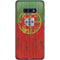 Portuguese Flag Dark Wood Galaxy S10e Skin