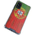 Portuguese Flag Dark Wood Galaxy S20 FE Clear Case