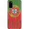 Portuguese Flag Dark Wood Galaxy S20 Lite Case