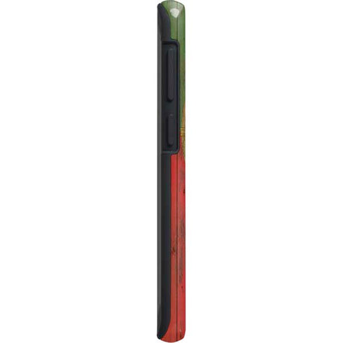 Portuguese Flag Dark Wood Galaxy S20 Plus Pro Case