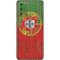 Portuguese Flag Dark Wood Galaxy S20 Skin