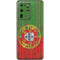 Portuguese Flag Dark Wood Galaxy S20 Ultra 5G Skin