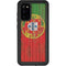 Portuguese Flag Dark Wood Galaxy S20 Waterproof Case