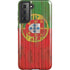 Portuguese Flag Dark Wood Galaxy S21 5G Pro Case