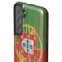 Portuguese Flag Dark Wood Galaxy S21 5G Pro Case