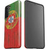 Portuguese Flag Dark Wood Galaxy S21 FE Pro Case