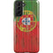 Portuguese Flag Dark Wood Galaxy S21 Plus 5G Pro Case