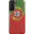 Portuguese Flag Dark Wood Galaxy S21 Plus 5G Pro Case