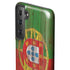 Portuguese Flag Dark Wood Galaxy S21 Plus 5G Pro Case