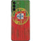 Portuguese Flag Dark Wood Galaxy S21 Plus 5G Skin