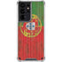 Portuguese Flag Dark Wood Galaxy S21 Ultra 5G Clear Case