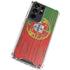 Portuguese Flag Dark Wood Galaxy S21 Ultra 5G Clear Case