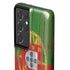 Portuguese Flag Dark Wood Galaxy S21 Ultra 5G Pro Case
