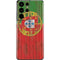 Portuguese Flag Dark Wood Galaxy S21 Ultra 5G Skin