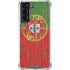 Portuguese Flag Dark Wood Galaxy S22 Clear Case