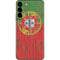 Portuguese Flag Dark Wood Galaxy S22 Plus Skin