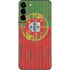 Portuguese Flag Dark Wood Galaxy S22 Plus Skin