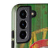 Portuguese Flag Dark Wood Galaxy S22 Pro Case