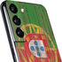 Portuguese Flag Dark Wood Galaxy S22 Skin