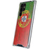 Portuguese Flag Dark Wood Galaxy S22 Ultra Clear Case