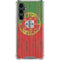 Portuguese Flag Dark Wood Galaxy S23 FE Clear Case