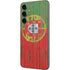 Portuguese Flag Dark Wood Galaxy S23 FE Skin