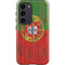Portuguese Flag Dark Wood Galaxy S23 Pro Case