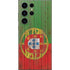 Portuguese Flag Dark Wood Galaxy S23 Ultra Skin