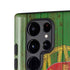Portuguese Flag Dark Wood Galaxy S24 Ultra Impact Case