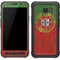 Portuguese Flag Dark Wood Galaxy S7 Active Skin